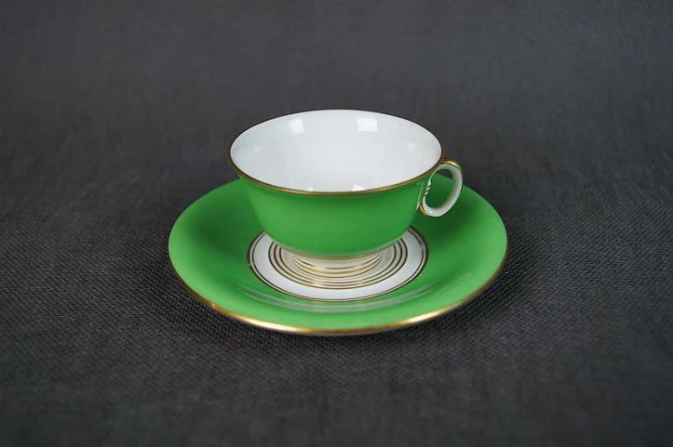 C.M. Hutschenreuther bajeczna zieleń super espresso