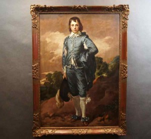 Obraz olejny POLECAM !!! THE BLUE BOY  - WILHELM KORBER