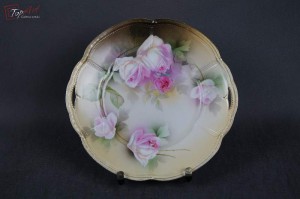 TUŁOWICE TILLOWITZ patera talerz herbaciane róże