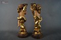 Para świeczników drewniane amory, putta złocone!!!