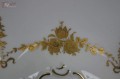 Cudowna złocona porcelanowa patera Kaiser