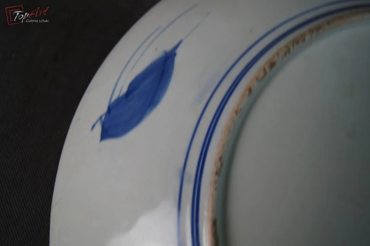 Olbrzymi kolekcjonerski talerz Japonia Imari