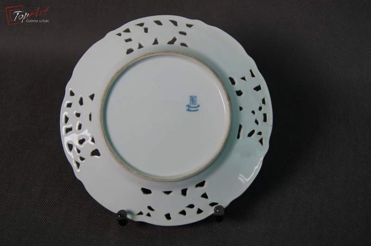 Schumann porcelana talerz deserowy z owocami 1