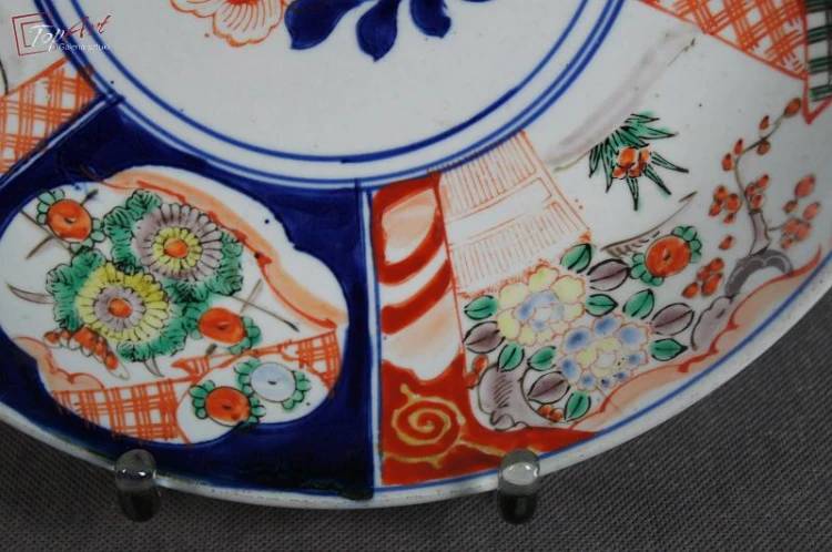 Japonia Imari kolekcjonerski talerz 1