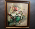 Obraz olejny Alwin Baur - salonowy bukiet kwiatów Polecam !!!