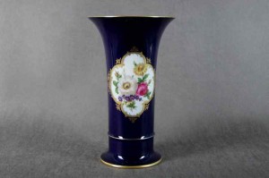 DUŻY KOBALTOWY WAZON  KAISER