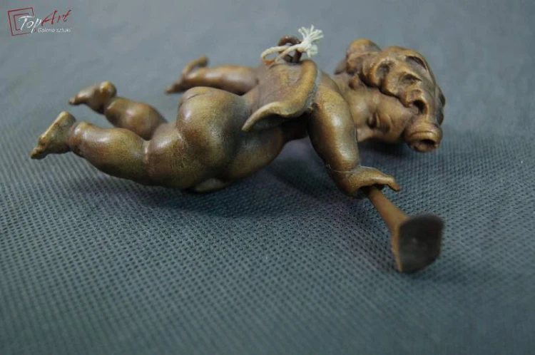 PUTTO AMOREK ANIOŁ RZEŹBA W DREWNIE POLECAM !!!