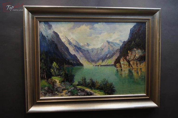 Karl Gross Sattelmair Jezioro Konigssee
