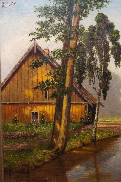 Ernst Hugo Lorenz Murowana Krajobraz Spreewald