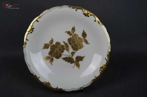 Hutschenreuther  duża patera obficie złocona