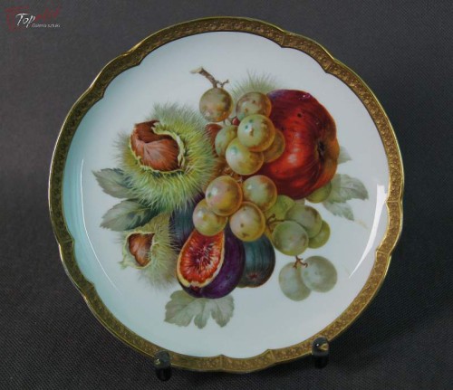 Rosenthal porcelana talerz deserowy z owocami 4