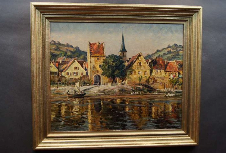 Barwny dawny Rothenburg Paul Sollmann - Polecam !!!