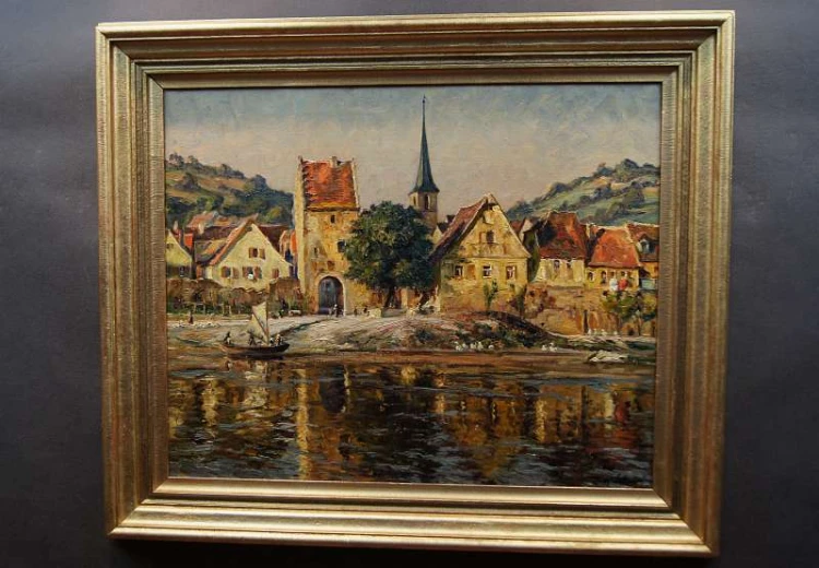 Barwny dawny Rothenburg Paul Sollmann - Polecam !!!