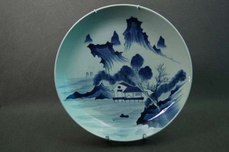 Porcelana Imari okazały kolekcjonerski talerz