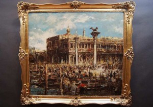 Impresjonizm Wenecja Plac św. Marka Mega obraz !!!