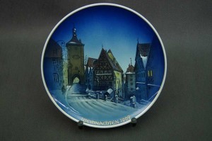 Świąteczny talerz Rosenthal Rothenburg 1969