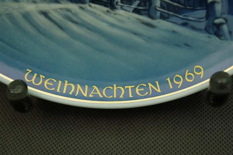 Świąteczny talerz Rosenthal Rothenburg 1969