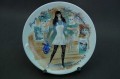 Limoges niepowtarzalny talerz moda Fr. Ganeau 1965 r