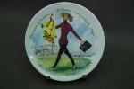 Limoges moda z lat 60 talerz Fr. Ganeau 1960 r.