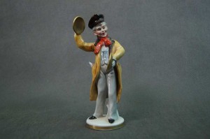 Gräfenthal figura muzyk z talerzami kapela !!!