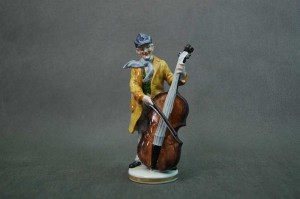 Gräfenthal kontrabasista muzyk z kapeli figura !!!