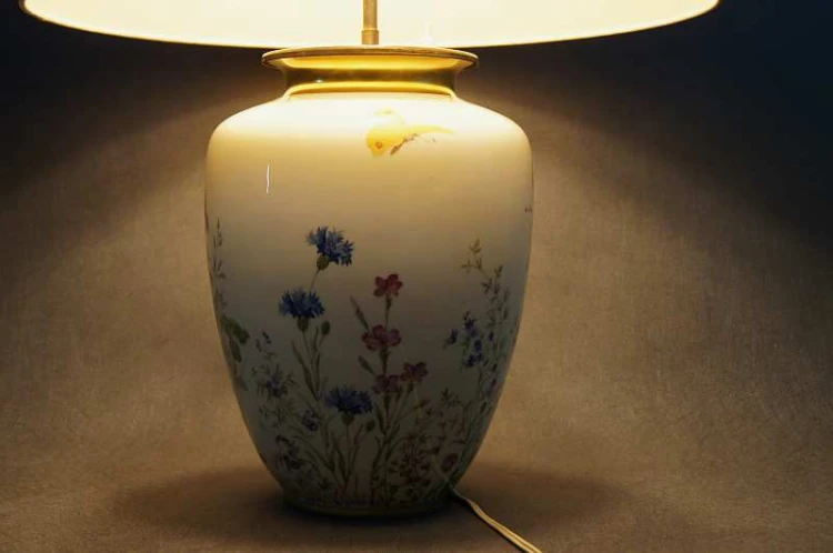 Unikat !!! Duża lampa Wiesengrund Krautheim łączka