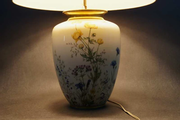Unikat !!! Duża lampa Wiesengrund Krautheim łączka