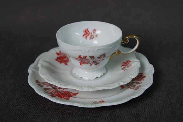 Rosenthal Pompadour śniadaniowe trio