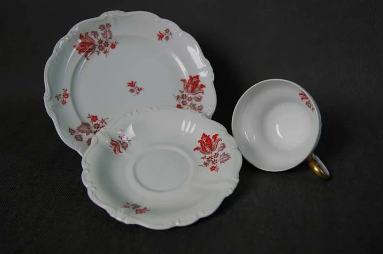 Rosenthal Pompadour śniadaniowe trio