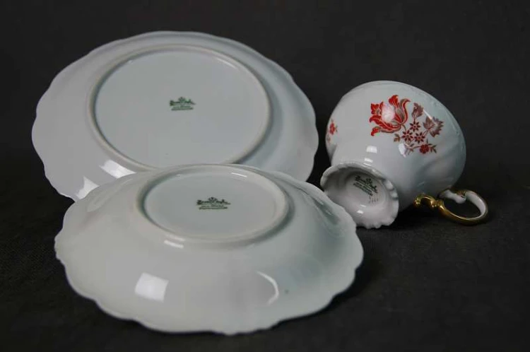 Rosenthal Pompadour śniadaniowe trio