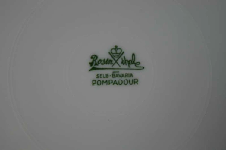 Rosenthal Pompadour śniadaniowe trio
