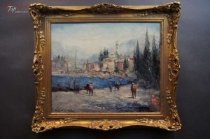 Herbert BECK  Benali spacer nad wodą Unikat!!!