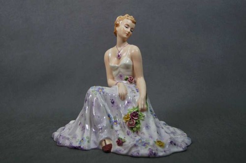 Royal Dux Deutschland Figura kobiety Art Deco