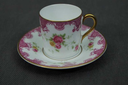 Rosenthal biało różowa mokka