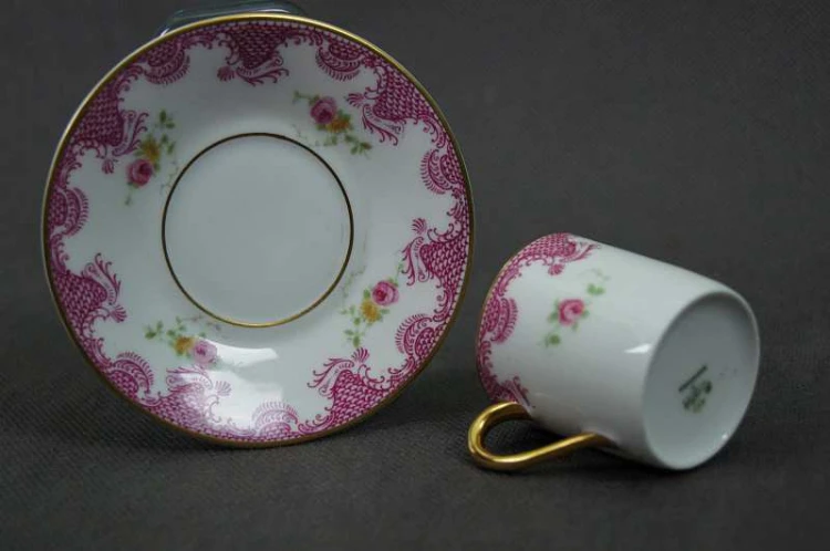 Rosenthal biało różowa mokka