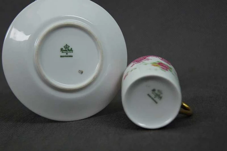 Rosenthal biało różowa mokka
