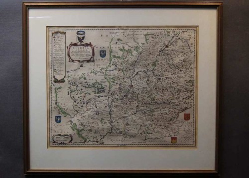 Silesia - Dolny Śląsk Mapa Johannes Janssonius 1640 rok