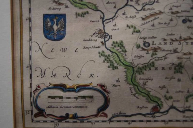 Silesia - Dolny Śląsk Mapa Johannes Janssonius 1640 rok