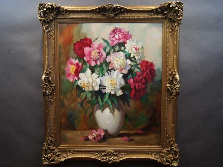 Helmuth Andreas Volkwein Peonie Cudny Rarytas !