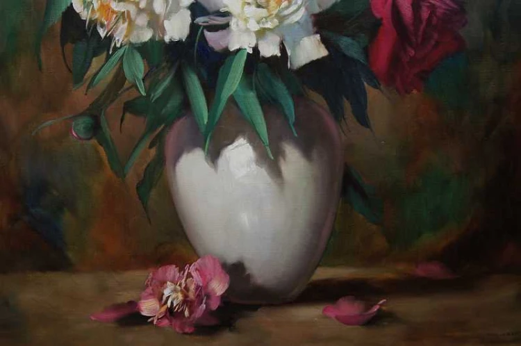 Helmuth Andreas Volkwein Peonie Cudny Rarytas !
