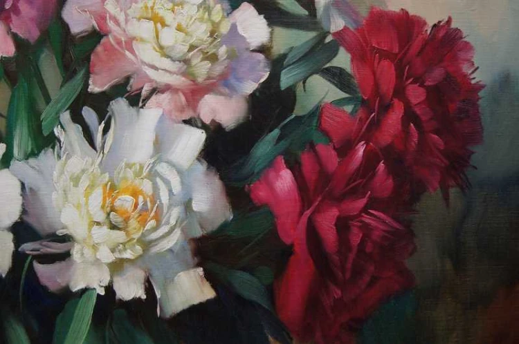 Helmuth Andreas Volkwein Peonie Cudny Rarytas !