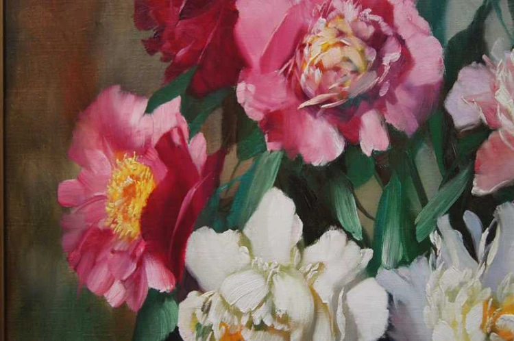 Helmuth Andreas Volkwein Peonie Cudny Rarytas !