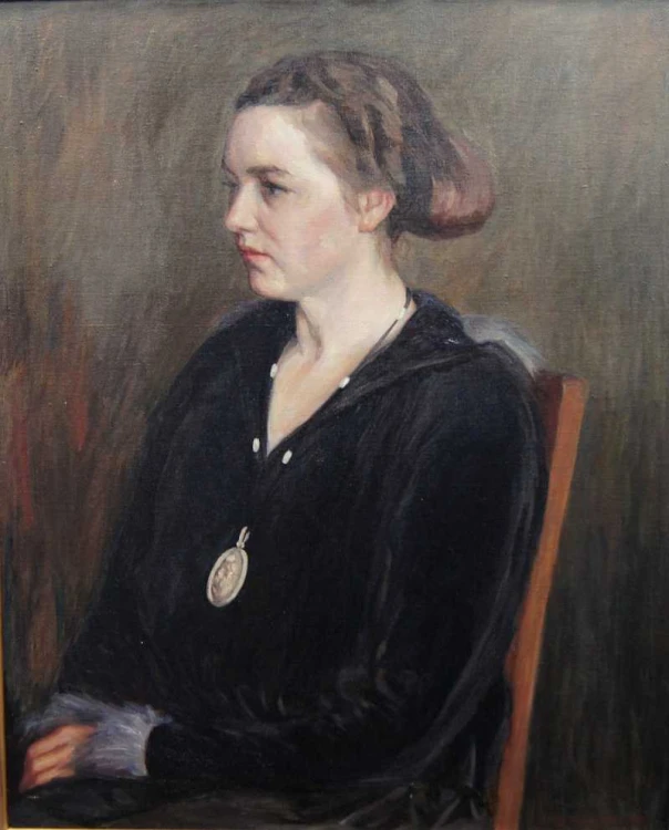 Georg Calder Eichbaum ? Nostalgia Portret Kobiety