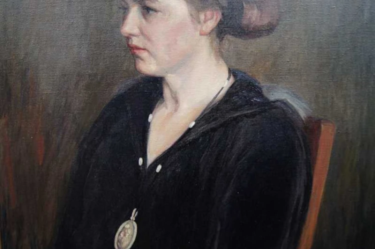 Georg Calder Eichbaum ? Nostalgia Portret Kobiety