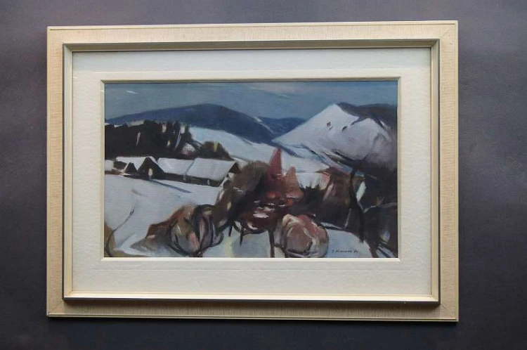 Beskidy zimą J. Kurzawa 1970r