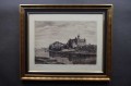 Malbork Marienburg Zamek akwaforta Karl Zwicker
