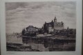 Malbork Marienburg Zamek akwaforta Karl Zwicker
