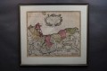 Mapa XVIII wiek Pomeraniae Pomorze P. Schenk oryginał