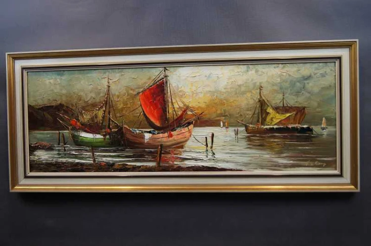 Marynistyka barwny obraz W. v. Kamp