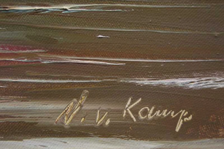 Marynistyka barwny obraz W. v. Kamp